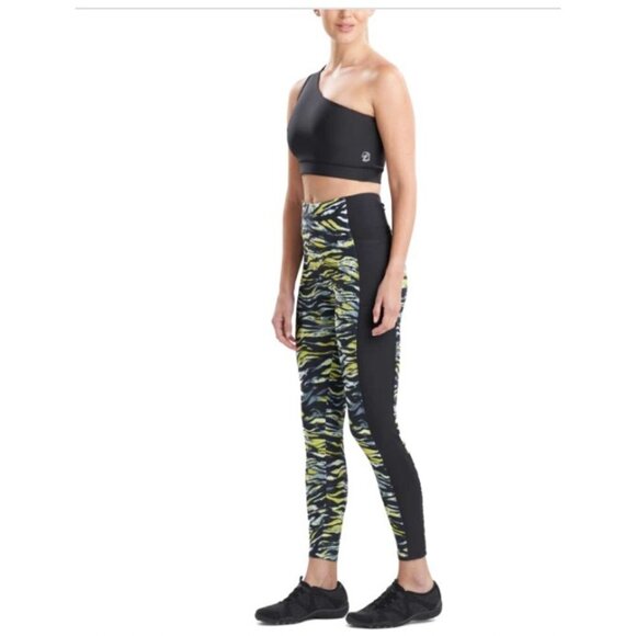 Josie Natori Womens $68 Solstice Track Leggings Size L - Picture 1 of 7